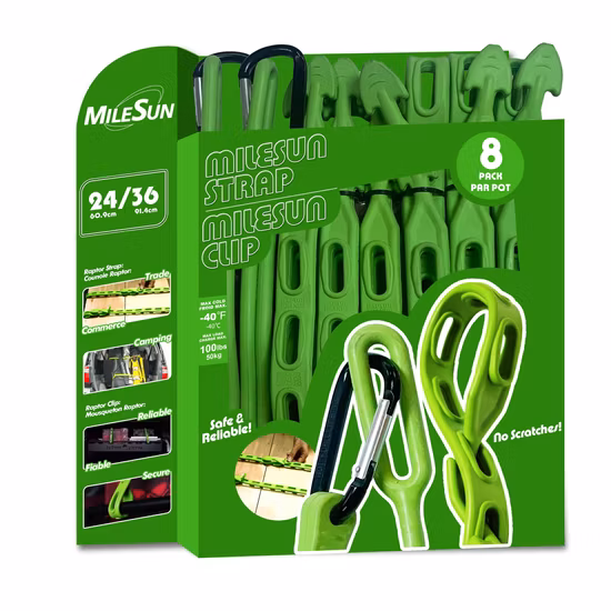 Scratch-Proof Rubber Tie Down Straps Bungee Cords for Motorcycle Luggage Strap on Bike