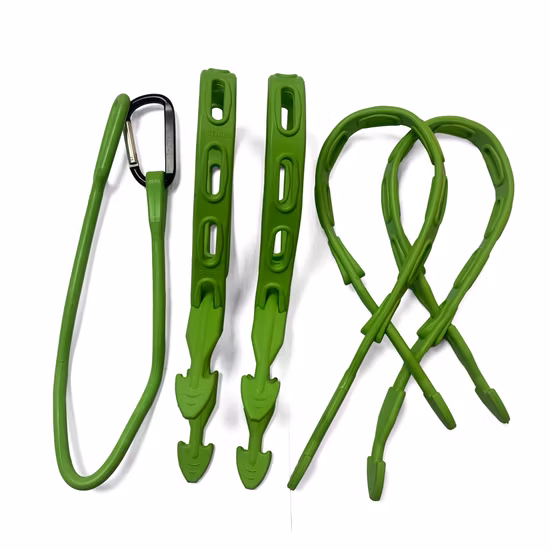 Scratch-Proof Rubber Tie Down Straps Bungee Cords for Motorcycle Luggage Strap on Bike