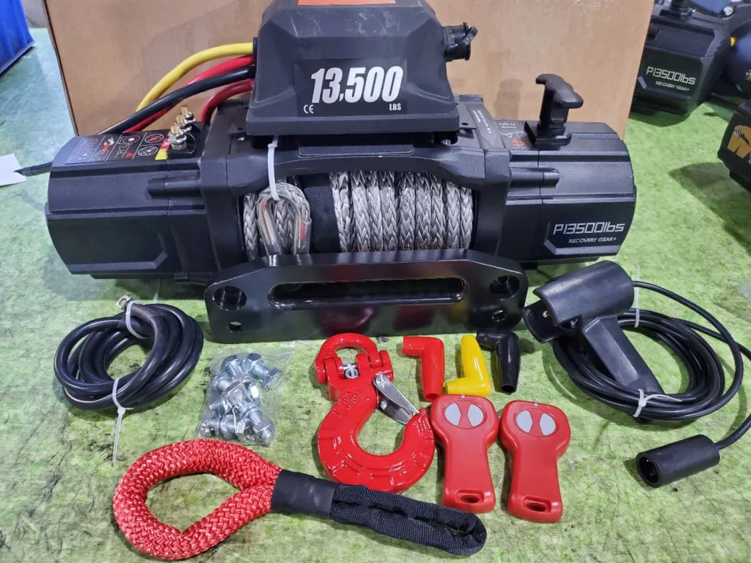 12000lbs 4X4 Recovery Truck Trailer Winch with Warn Motor