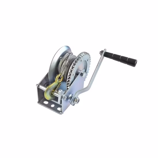 Verricello manuale con cinghia da 3 mt per rimorchi veicoli commerciali con cinghia da 220 kg