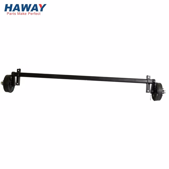 Assale per rimorchio a pianale ribassato a torsione zincato quadrato da 92